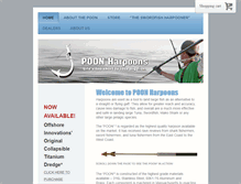 Tablet Screenshot of poonharpoons.com